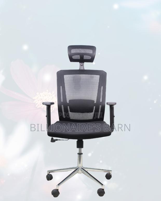 Black Ergonomic Mesh Chair | Adustable for Different Desk Heights |