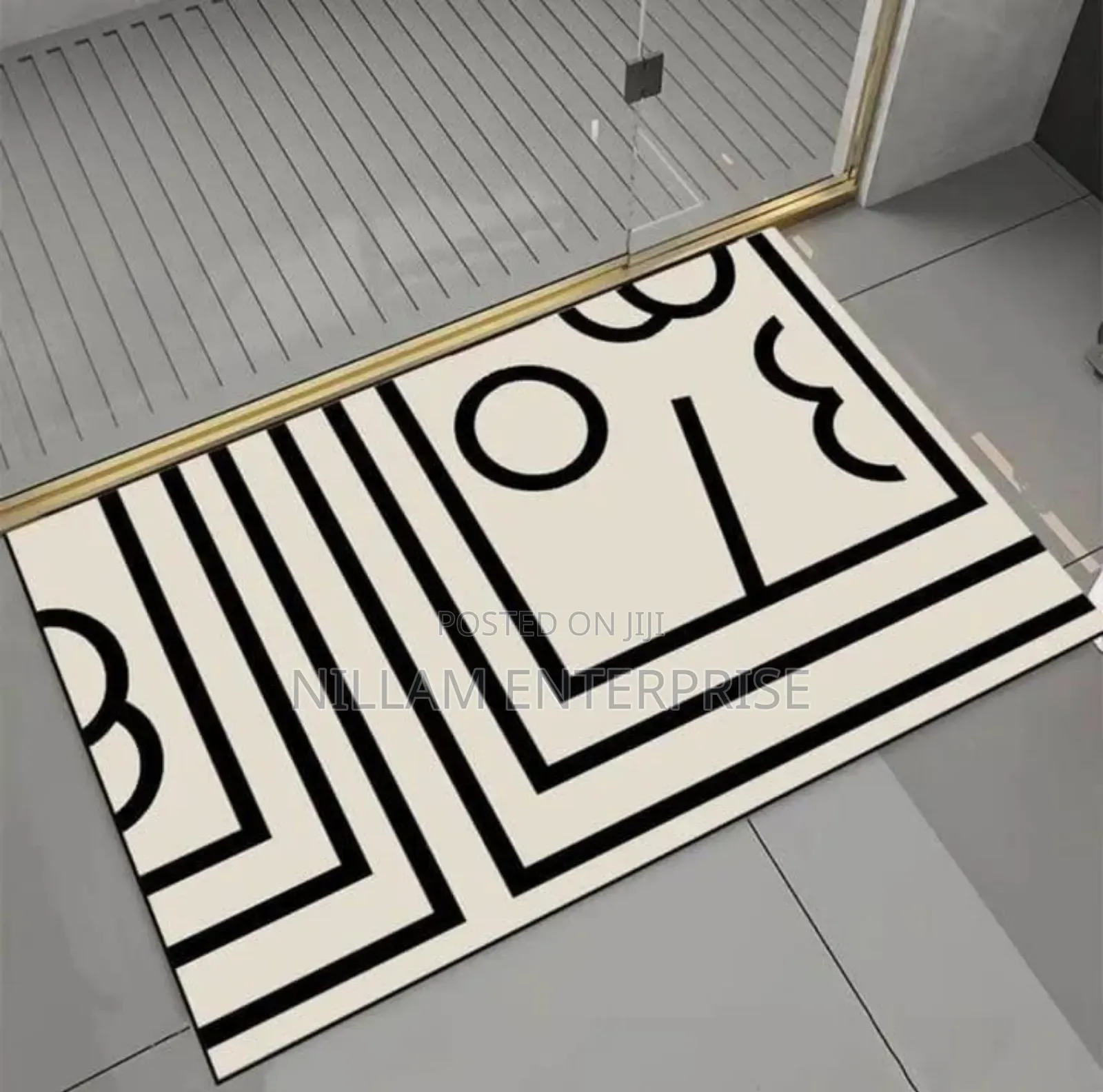 Bigger Size
Geometric Pattern Door/Bath Mat