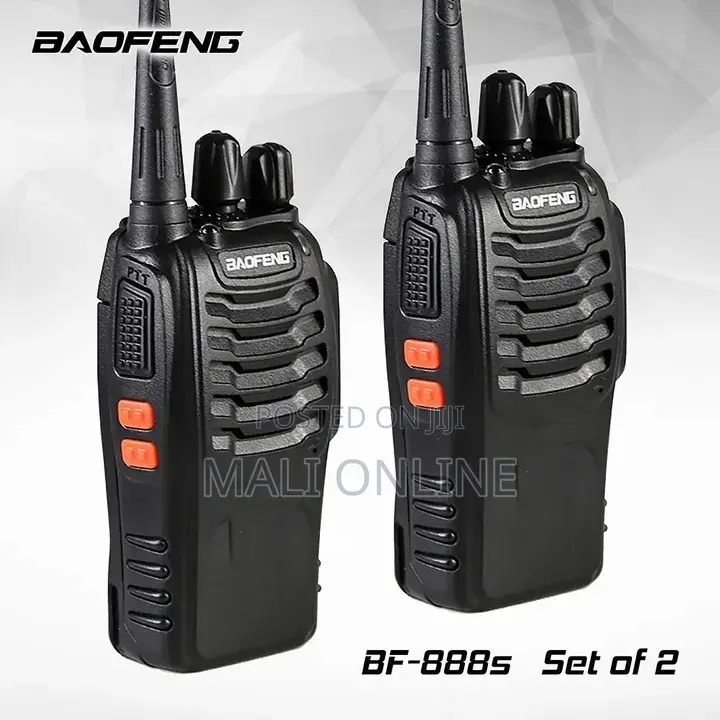Baofeng Bf-888s Walkie Talkie 2-Pack Uhf Two-Way Radio 5km Range