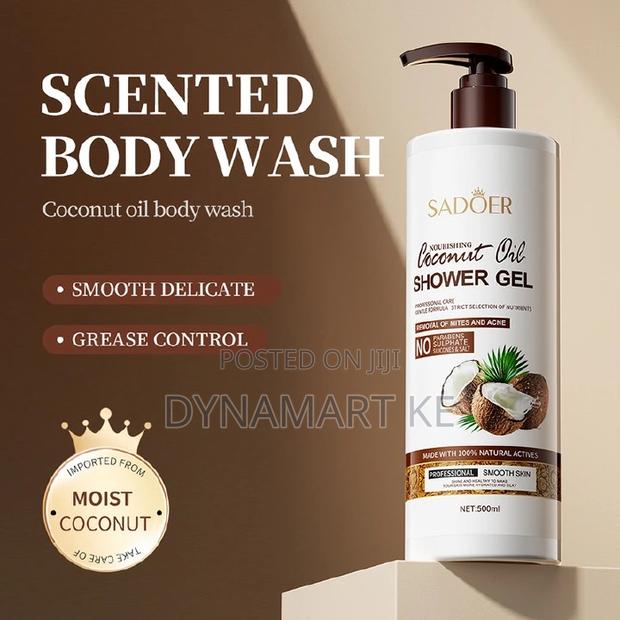 Sadoer Coconut Oil Shower Gel Mites and Acne Removal Moisturizing