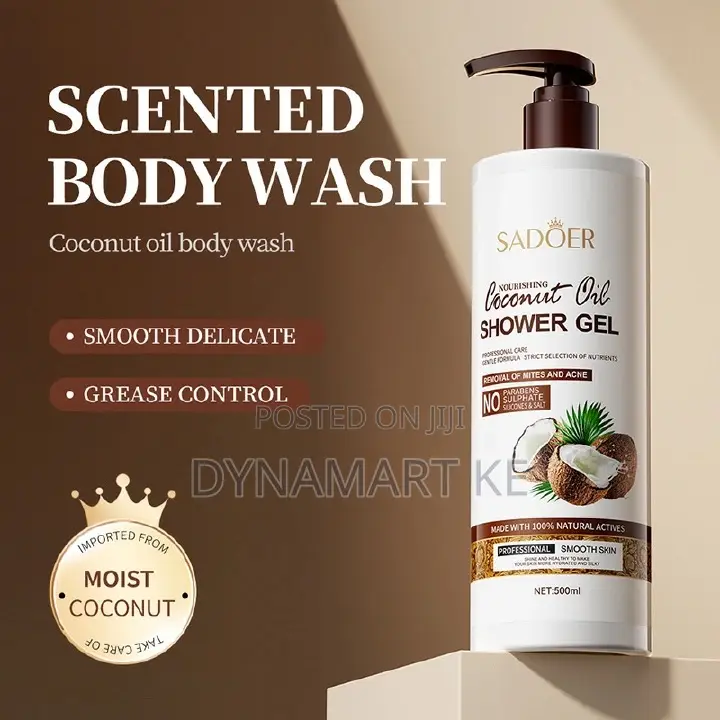 Sadoer Coconut Oil Shower Gel Mites and Acne Removal Moisturizing