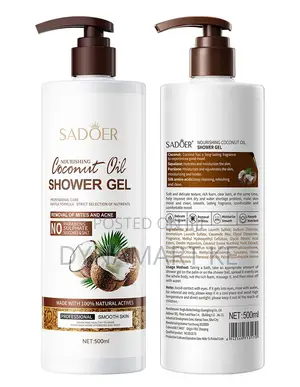 Sadoer Coconut Oil Shower Gel Mites and Acne Removal Moisturizing
