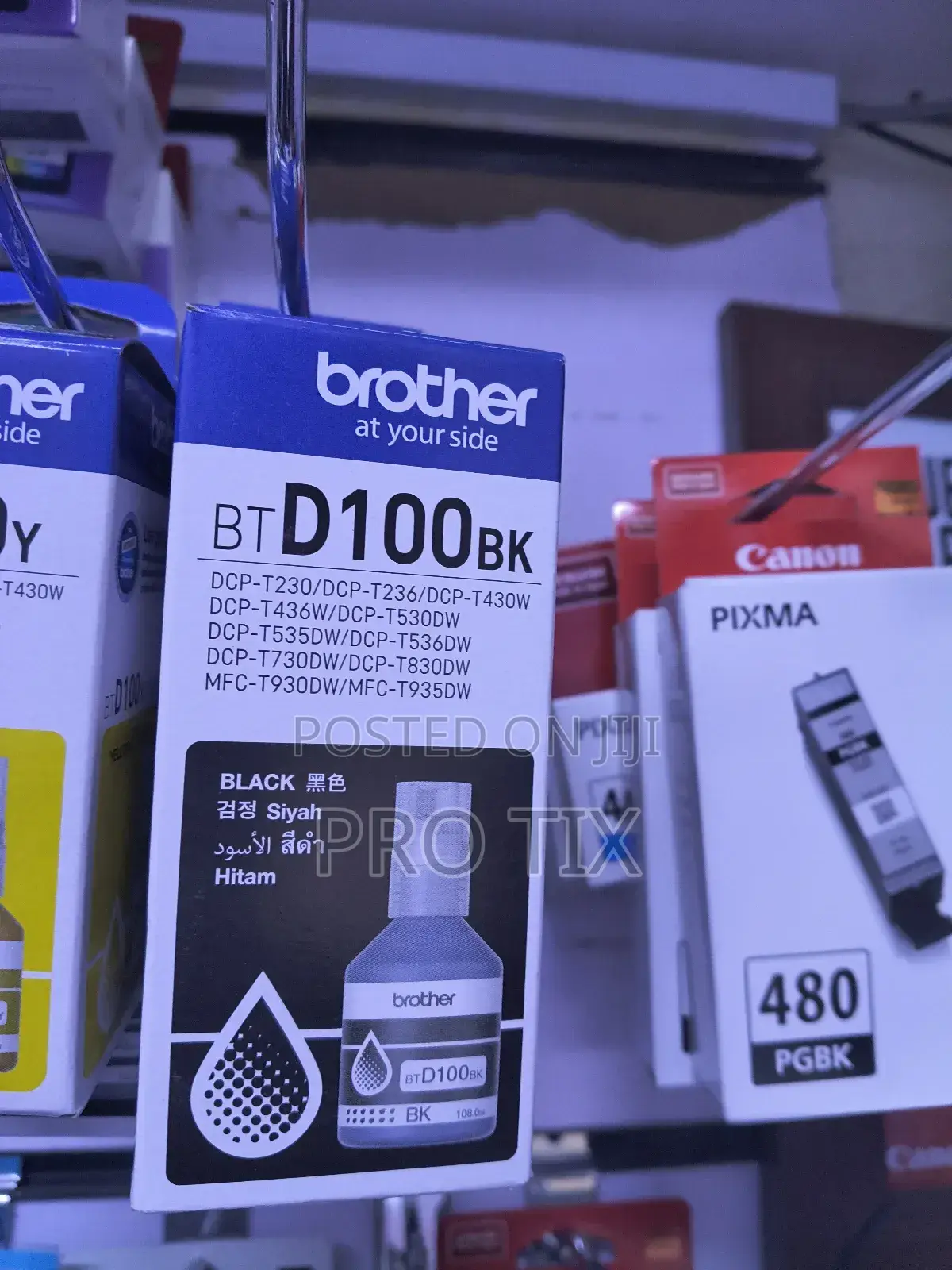 Brother Genuine Ink Btd100bk Black