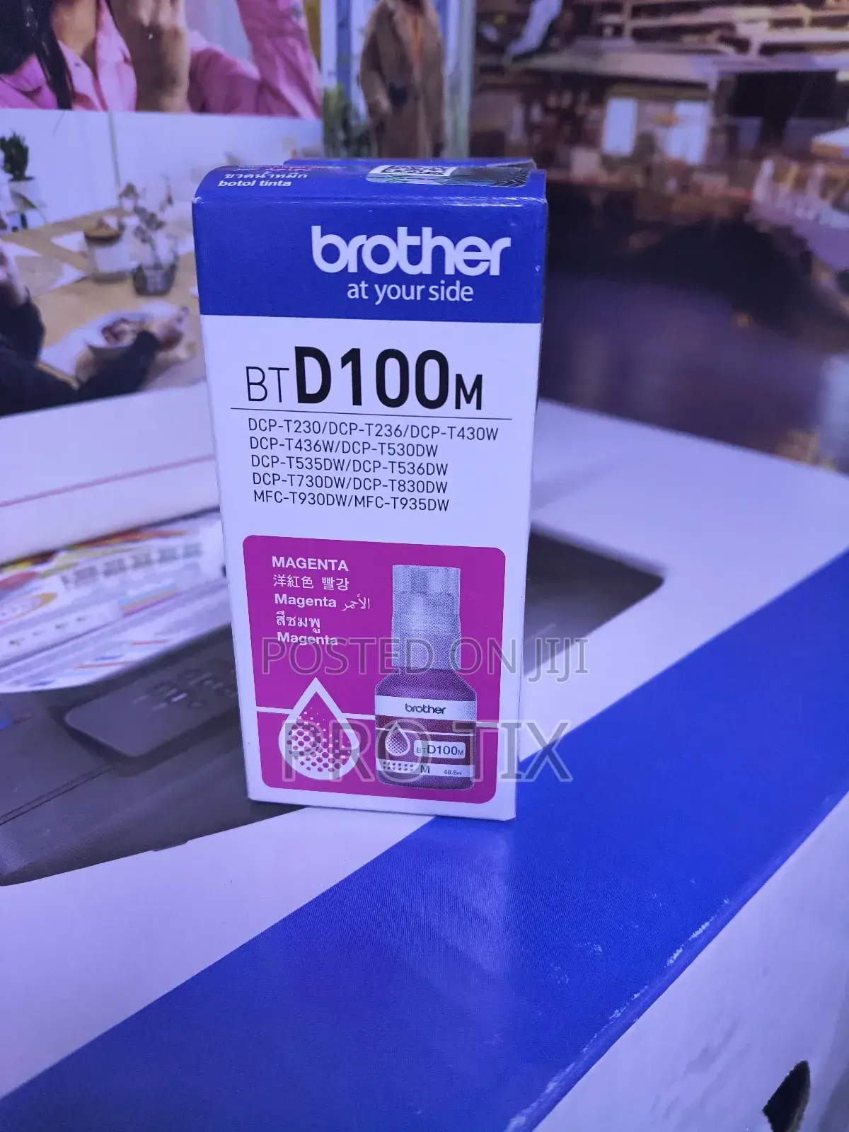 Brother Genuine Ink Btd100m Magenta