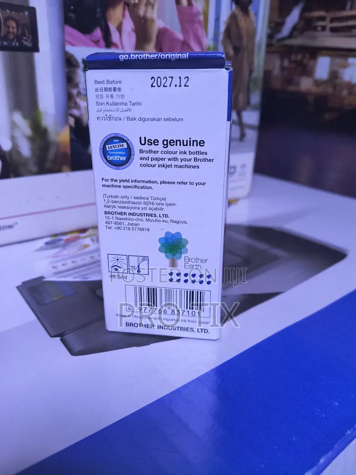 Brother Genuine Ink Btd100m Magenta