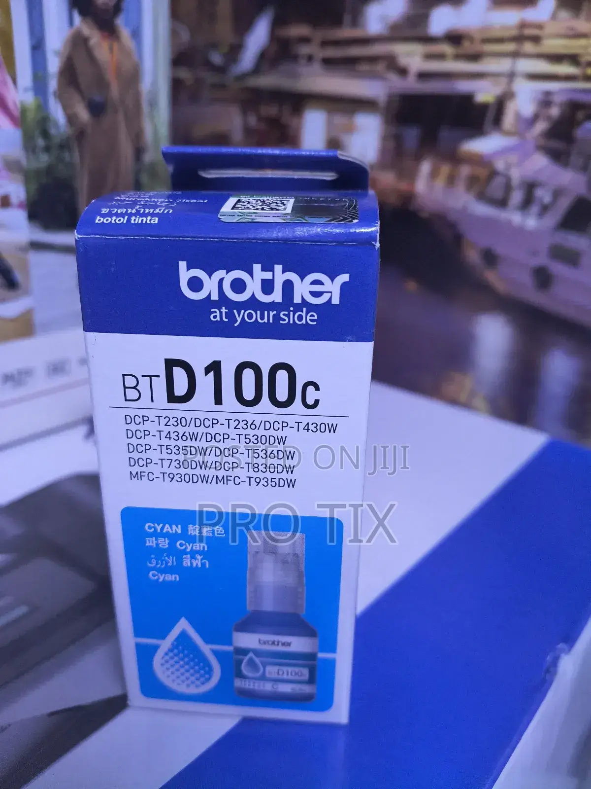 Brother Genuine Ink Btd100c Cyan