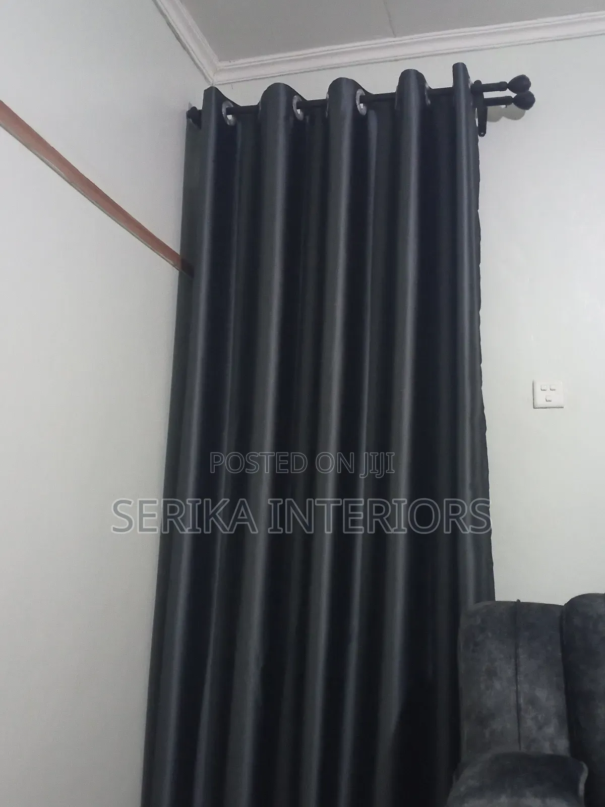 Open Door Curtains Curtains Environmental Friendly Dust Treated