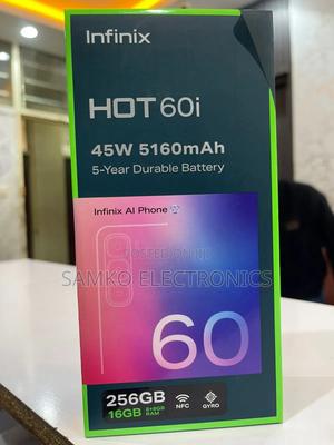 New Infinix Hot 60i 256 GB Black