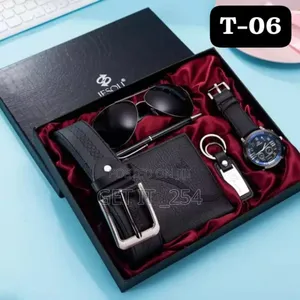 *6 In 1 -sunglass Combo  Jesou Men's Gift Set Exquisite Packaged