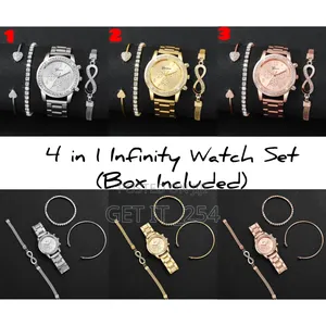 *4 In 1 Infinity Watch Set*

1*Watch
3*Bracelets