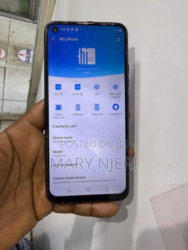 Tecno Camon 15 64 GB Purple - thumbnail 2