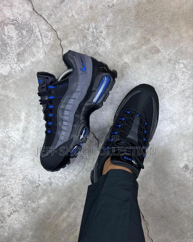 Nike Air Max 95 "Black-Royal Blue" - thumbnail 2