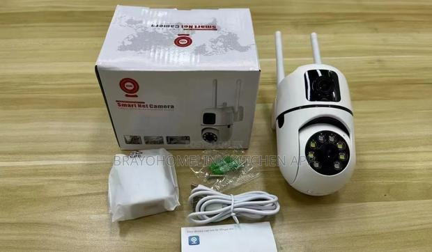 Wall Mounted V380 Dual Lens Wifi Bulb PTZ Camera