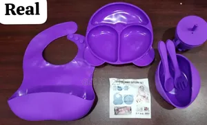 6pc Silicone Baby Feeding Cutlery Set