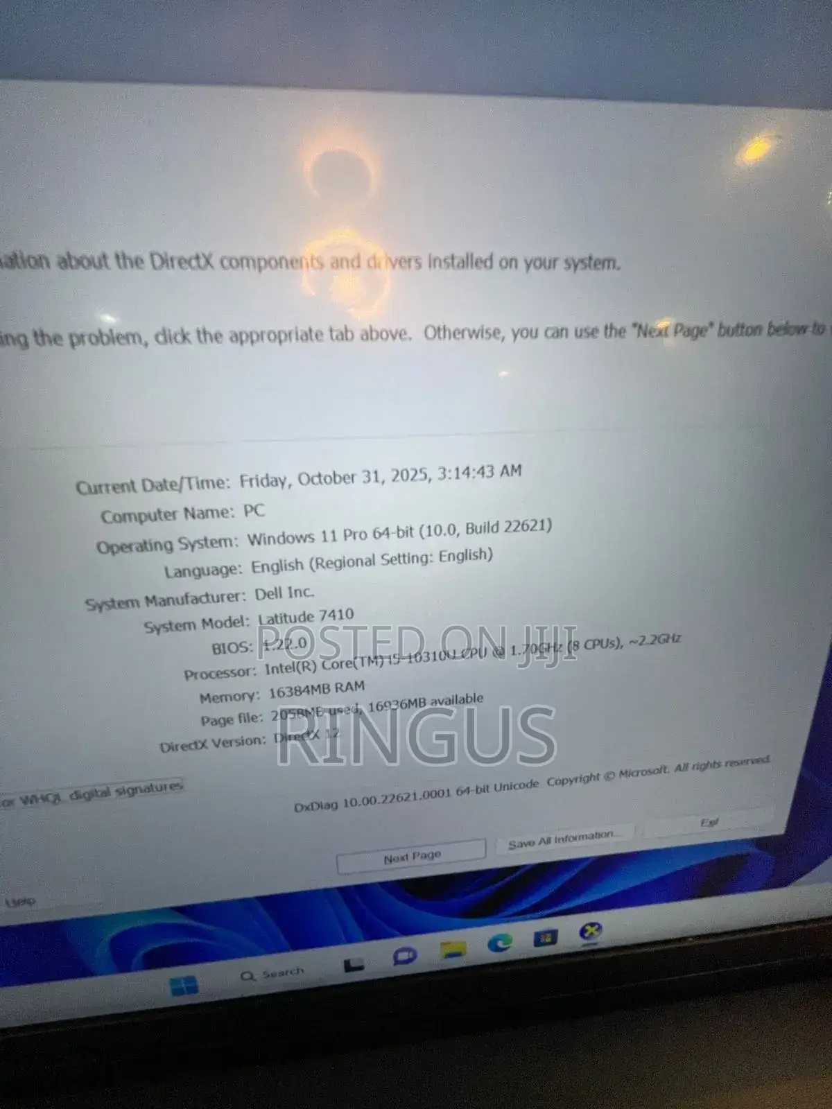 Laptop Dell Latitude 7410 16GB Intel Core i5 SSD 256GB