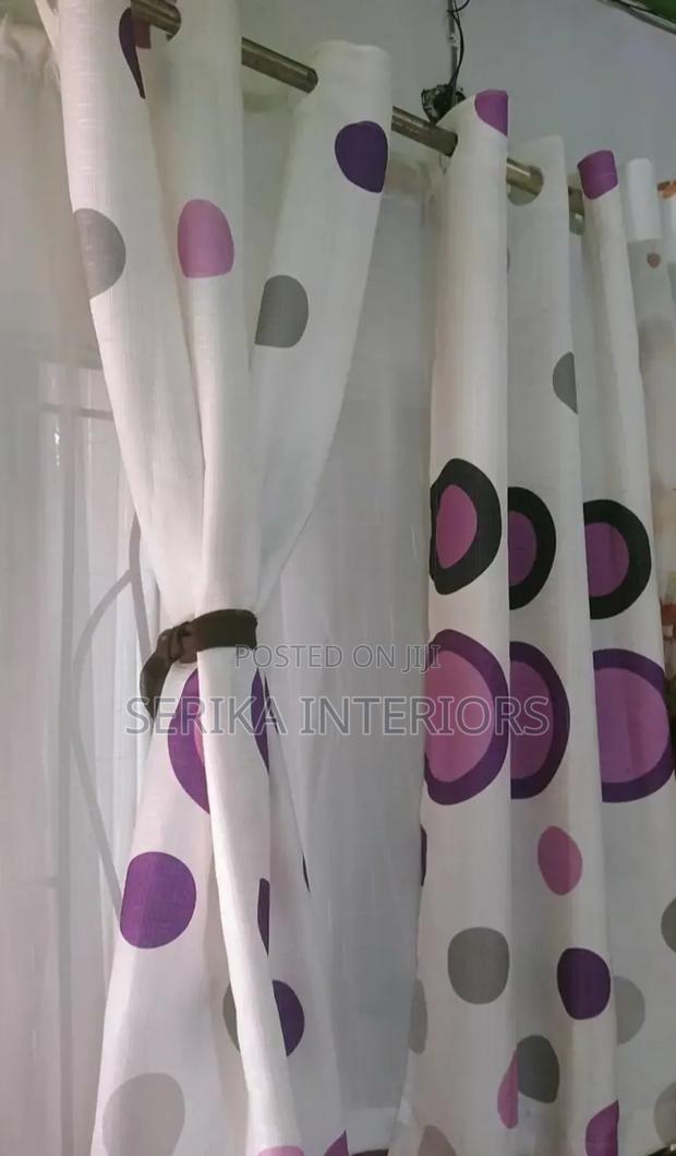 Polkadot Curtains Curtains Environmental Friendly Free Stitched
