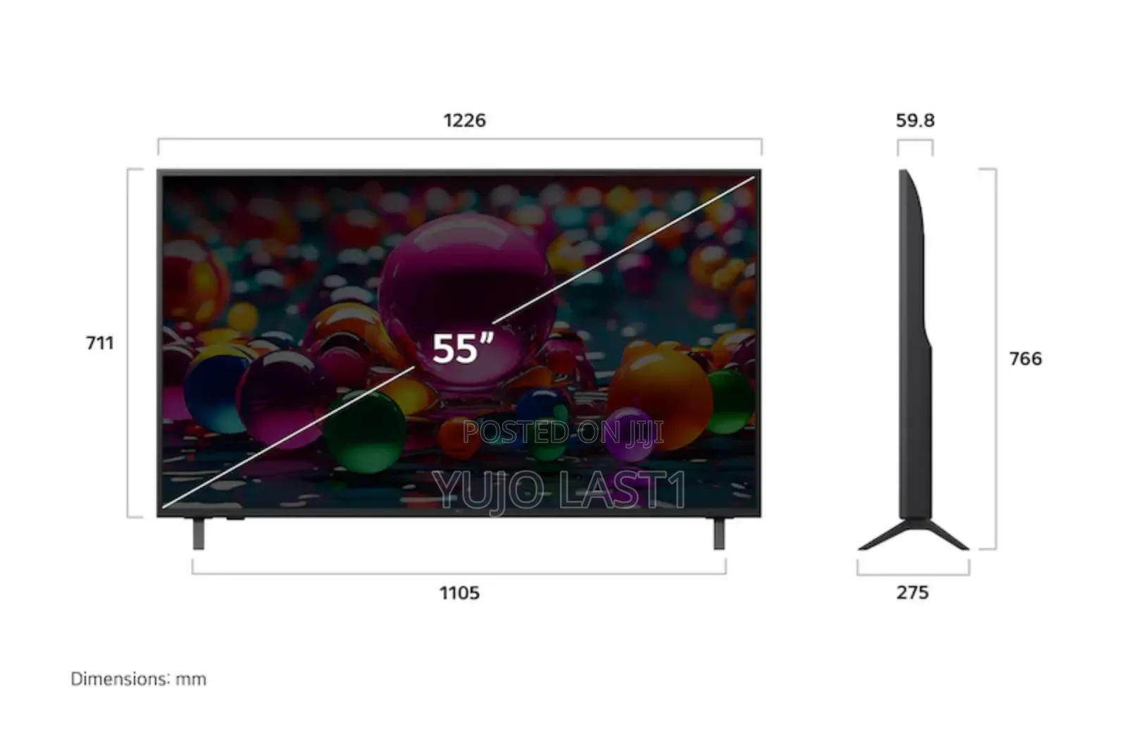55 Inch LG Uhd Ai Ua85 Smart TV Ai Magic Remote Hdr10 Webos25 2025