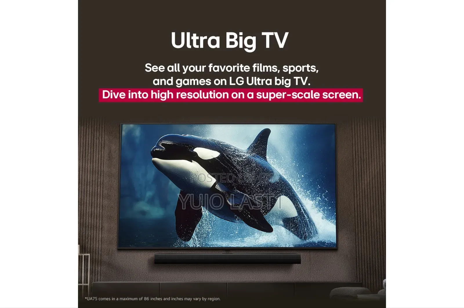 55 Inch LG Uhd Ai Ua85 Smart TV Ai Magic Remote Hdr10 Webos25 2025