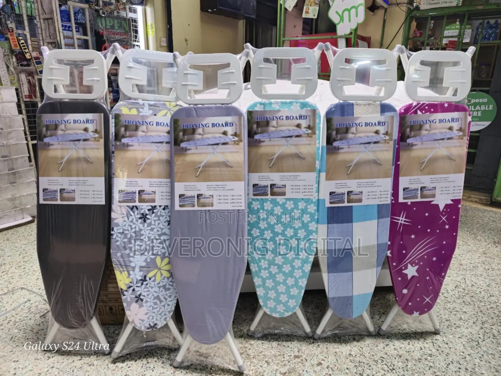 Executive Metallic Ironing Board