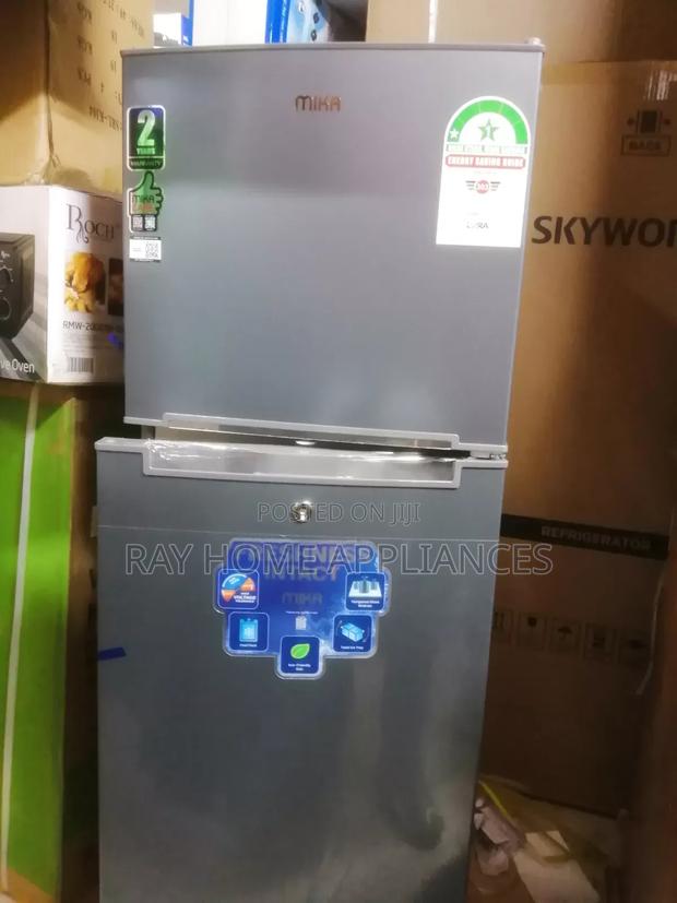 Siver Mika 138litres Double Door Refrigerator - main view