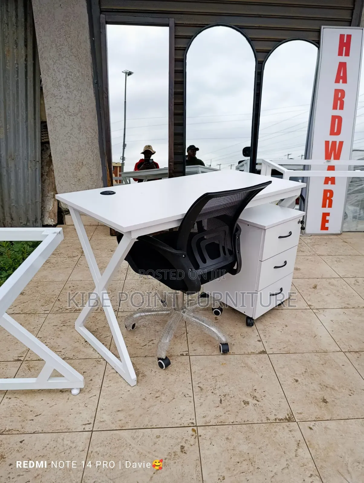 Mesh Study Table Drawers Available