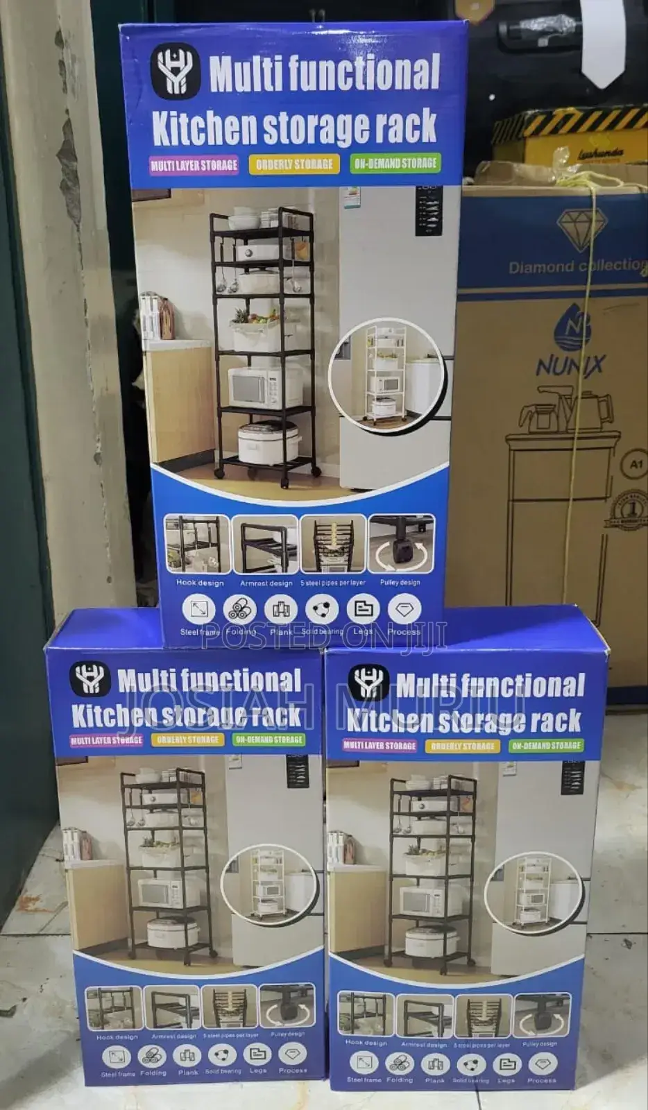 Multifunctional Kitchen Floor Stand