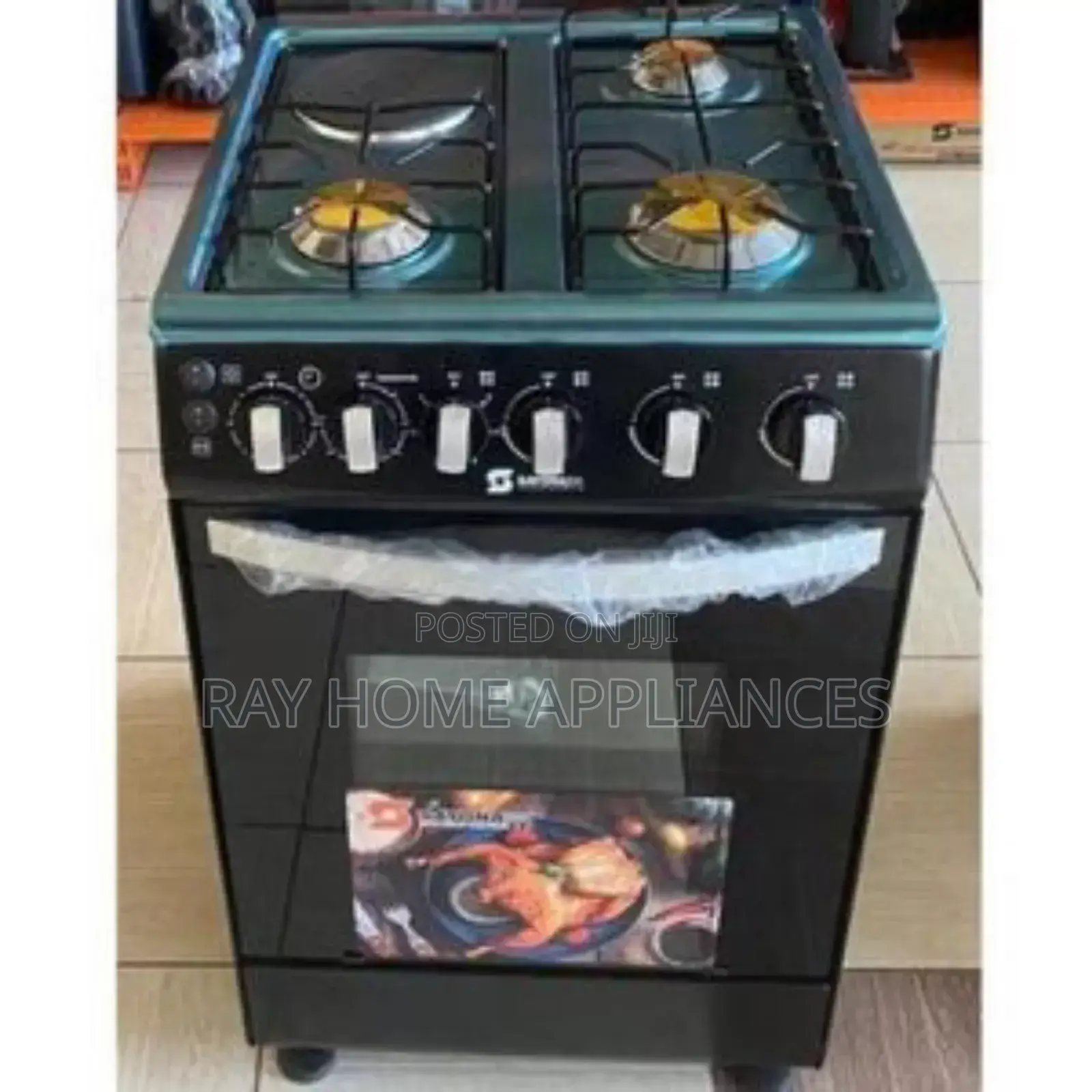 3gas+1 Electric Plate Cooker With Gas Oven