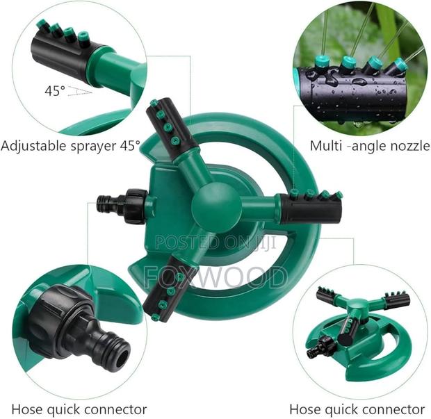 Garden Sprinkler With 2 Spray Angle Options - thumbnail 2