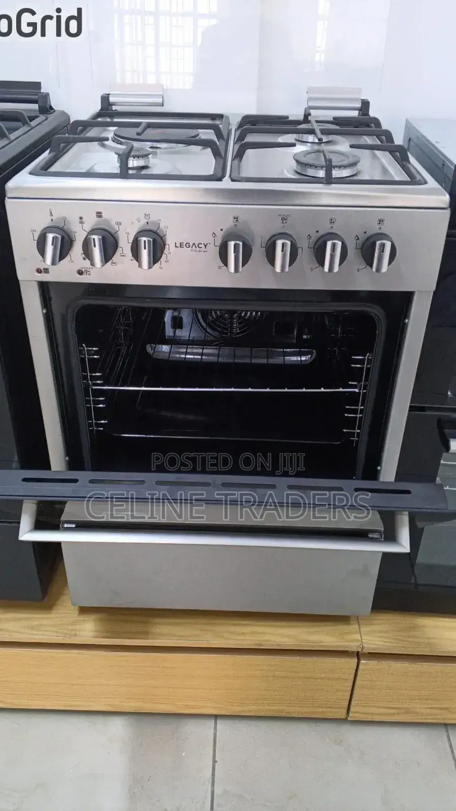 Legacy 60*60 3+1 With Heavy Cast Iron Grill, Jet Gas Valve