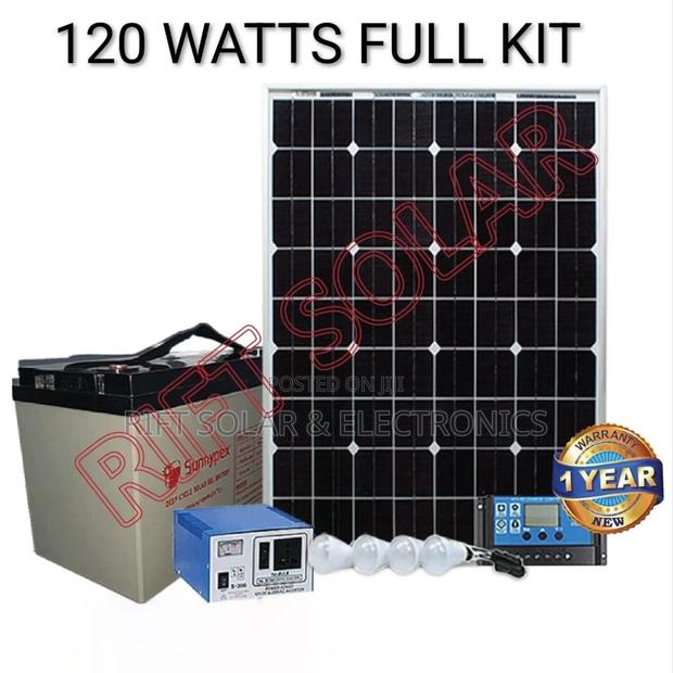 120 Watts Rift Solar Special Package - 100ah Battery - 300w Inverter
