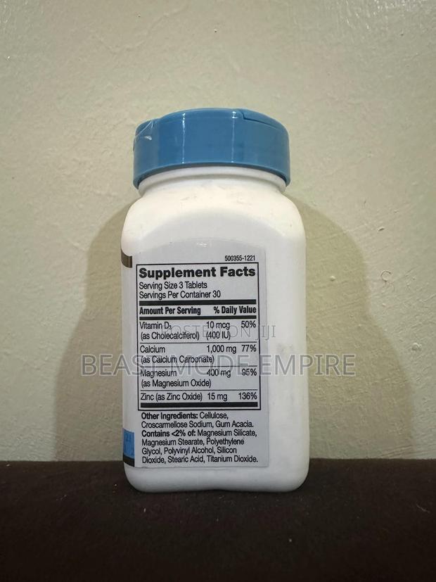 Calcium Magnesium Zinc +D3 - thumbnail 3