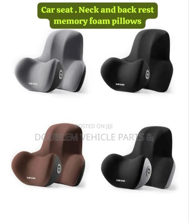 Car Seat Neck And Backrest Memory Foam Pillows Universal Super Comfy