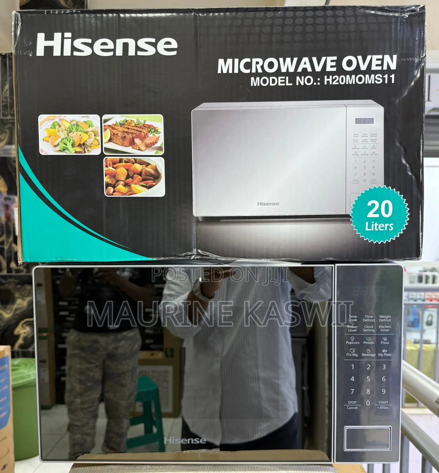 Hisense 20 L Silver