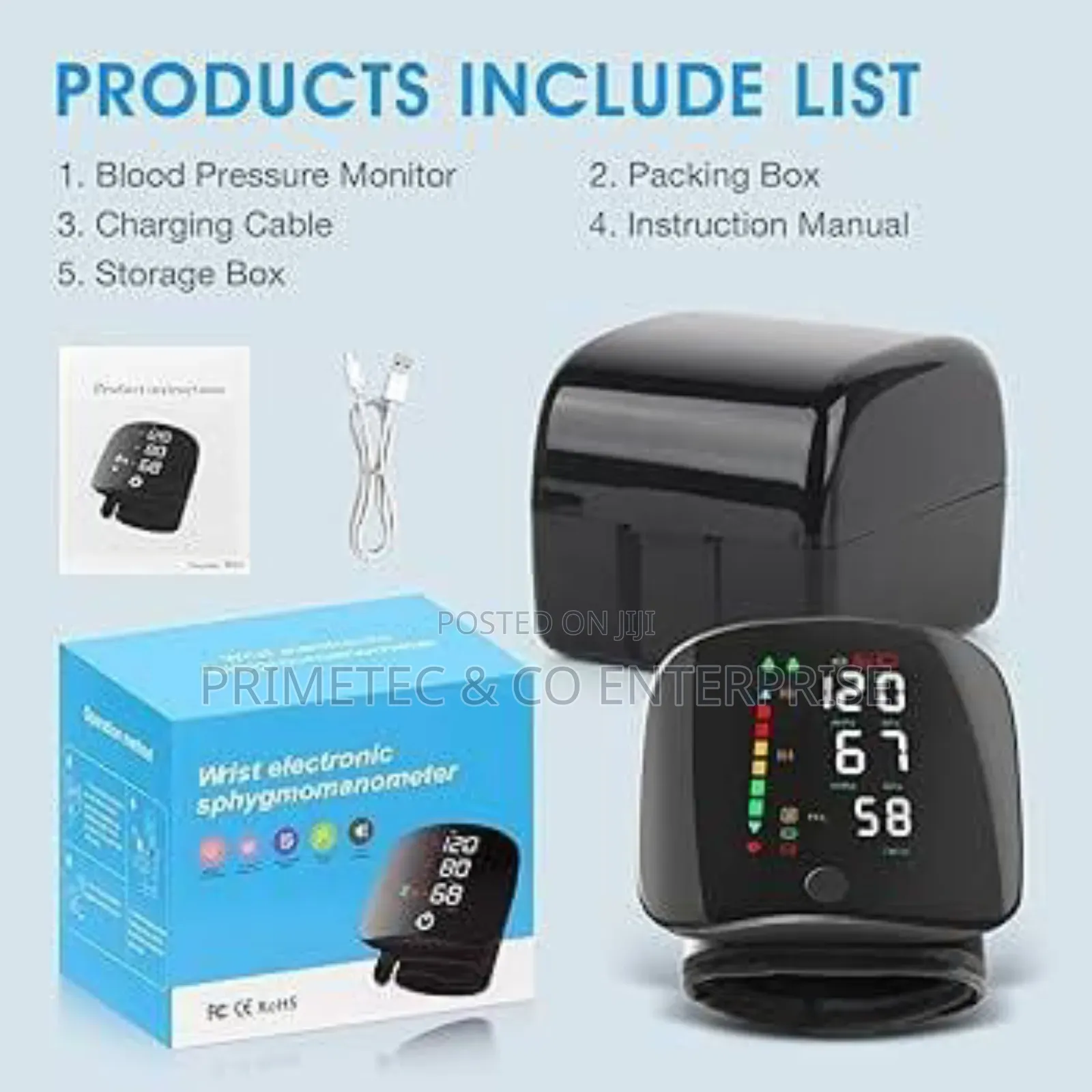Wrist Blood Pressure Machine