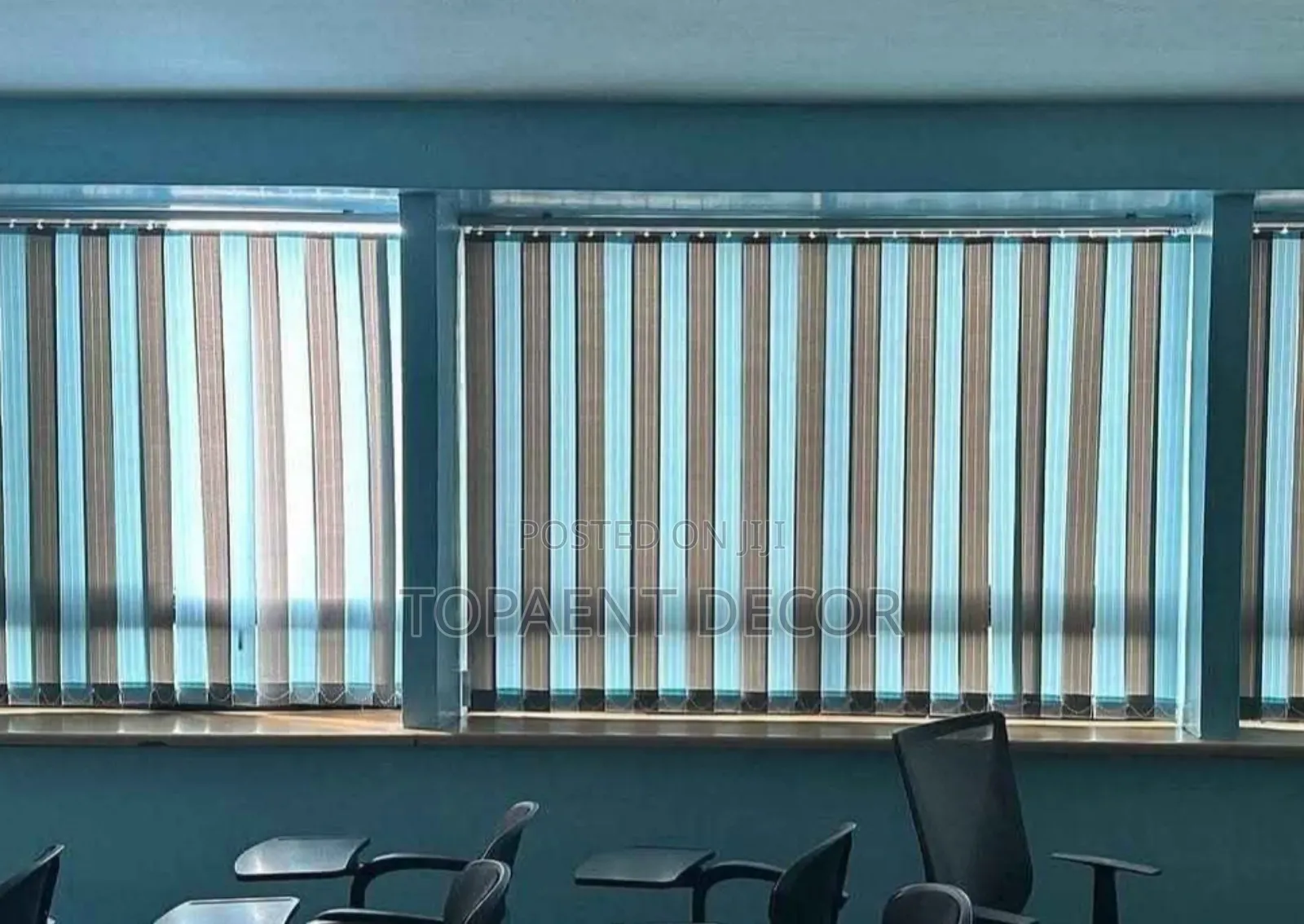 Where Lights Meet Design Vertical Office Window Blinds