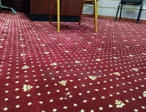 Presidential Maroon Flowered 12mm Quality Wall To Wall Carpets