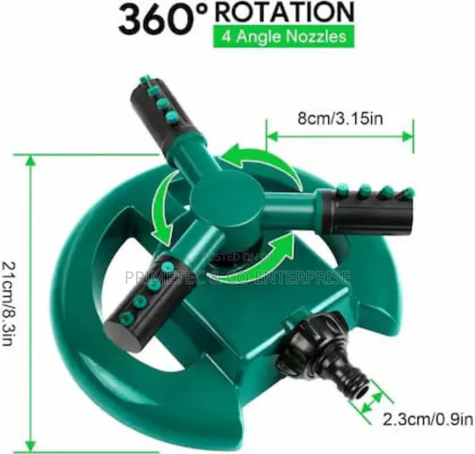 3 Arm Garden Sprinkler