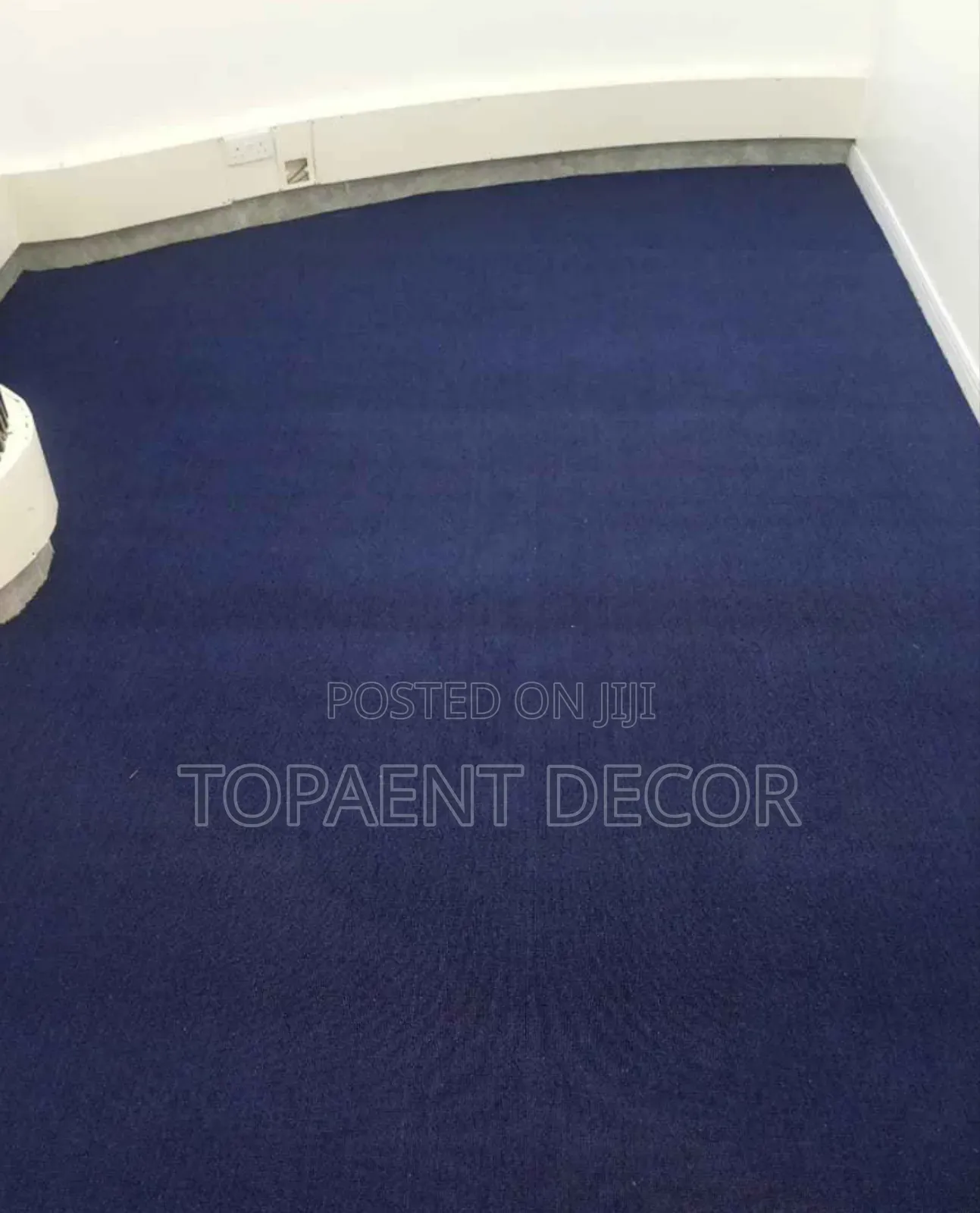 Installed With Precision Delta Blue Wall To Wall Carpets