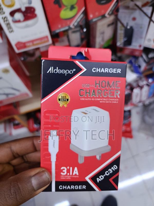Aldeepo Ad-C310 3.1a Micro Usb Charger Fast, Safe, and Reliable