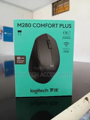 Logitech M280 Comfort Plus Wireless 2.4ghz Mouse.