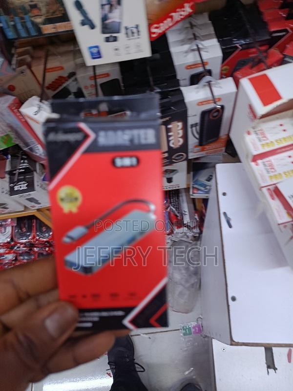 Aldeepo 5-in-1 Usb C Hub + Power Adapter, Model Ad-Kz02. - thumbnail 3