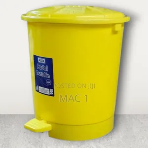 Yellow Adix Pedal Bin