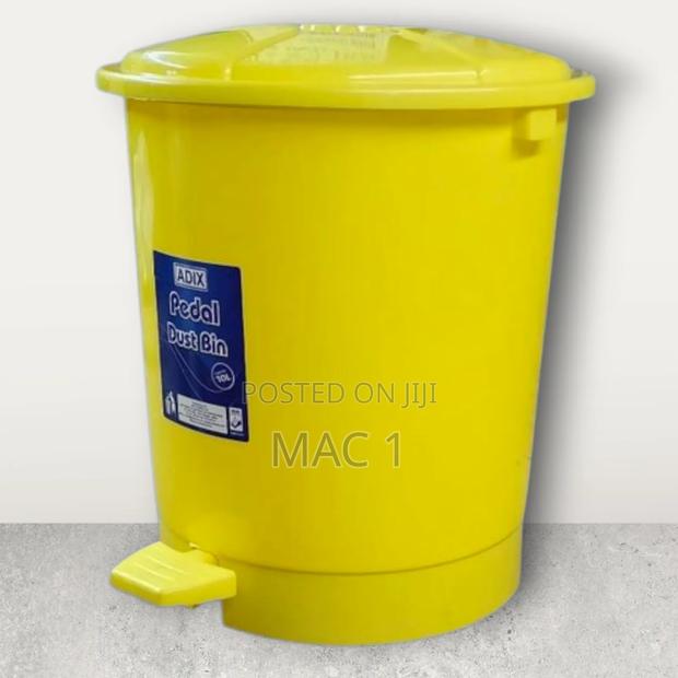 Yellow Adix Pedal Bin