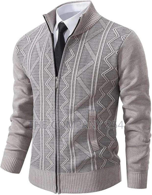 Quality Casual Fleech Zipper Men Casual Official Sweater - thumbnail 3