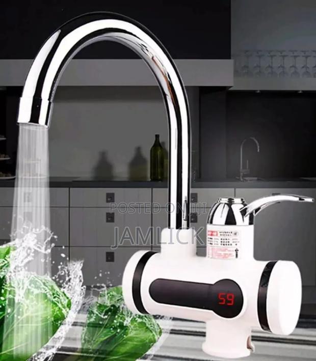 110v 3000w Digital Tankless Instant Water Heater Faucet - Cr