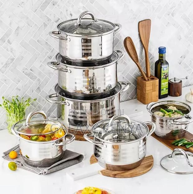 12pc Edenburg Stainless Steel Cookware