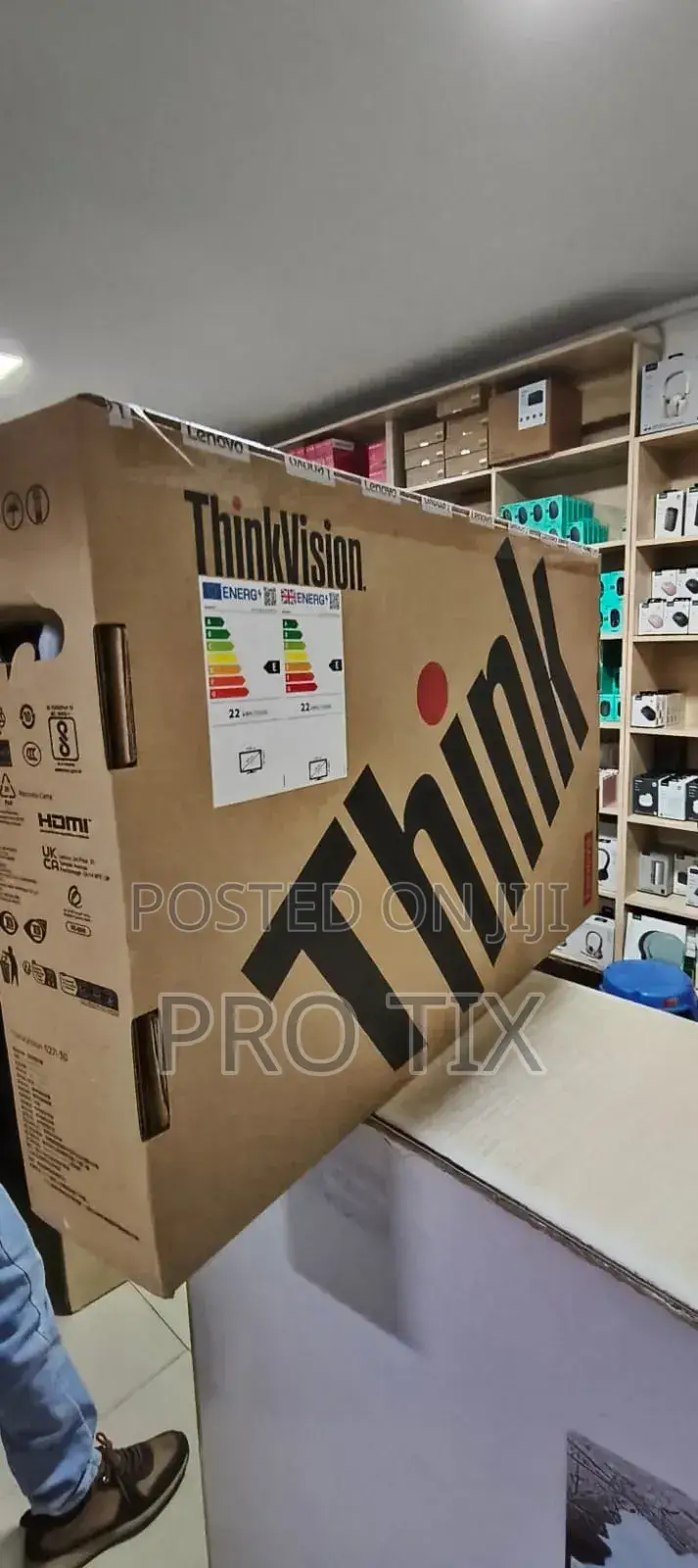Lenovo Thinkvision S27i-30 27" FHD Monitor, Raven Black Color,
