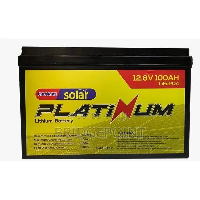 Chloride Exide 12.8v 100ah Solar Ups Backup Lithium Battery