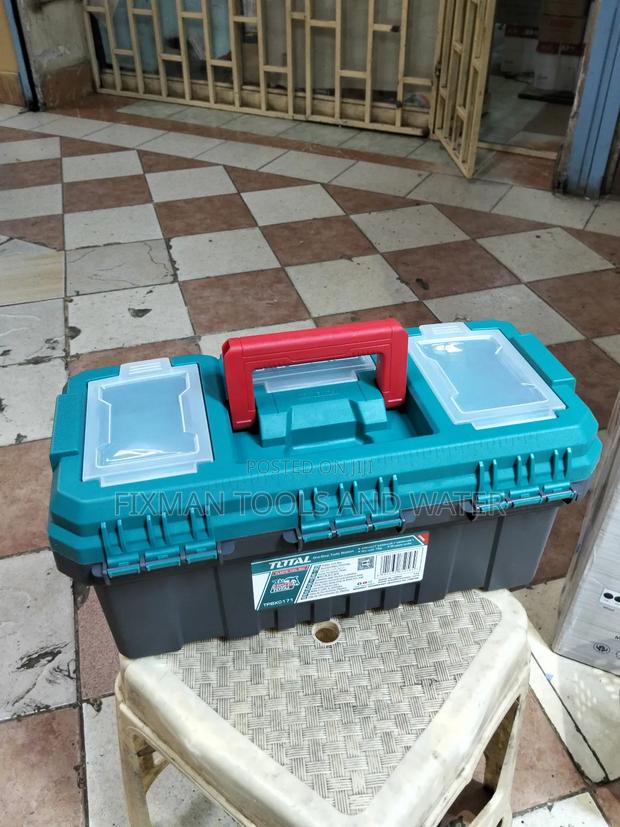 Tough Total Tools Box 17" Inches With Lockable Point I
