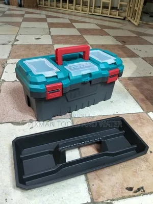 New Portable Tough Total Tools Box 17" Inches With Lockable Point